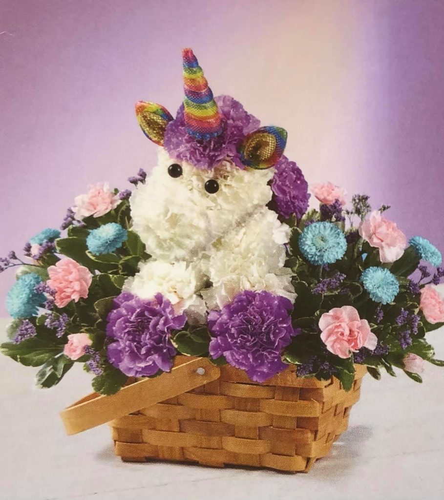 Magical Love Unicorn Flower Arrangement Randall's Rescue